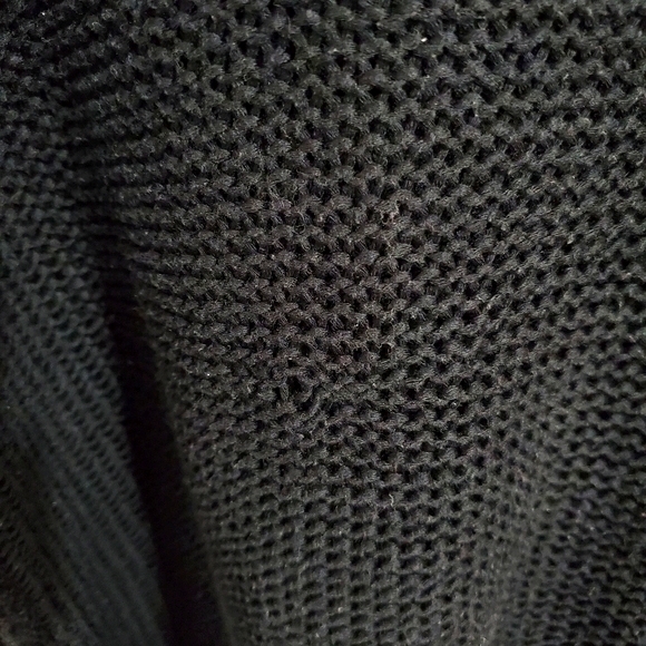 Black Grey Knit Cardigan - Picture 6 of 6